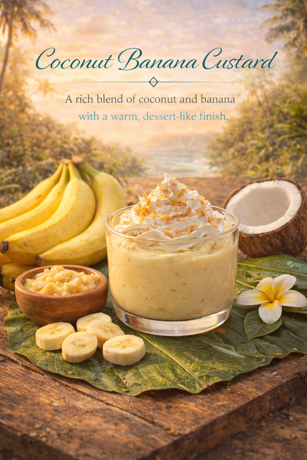 Coconut Banana Custard
