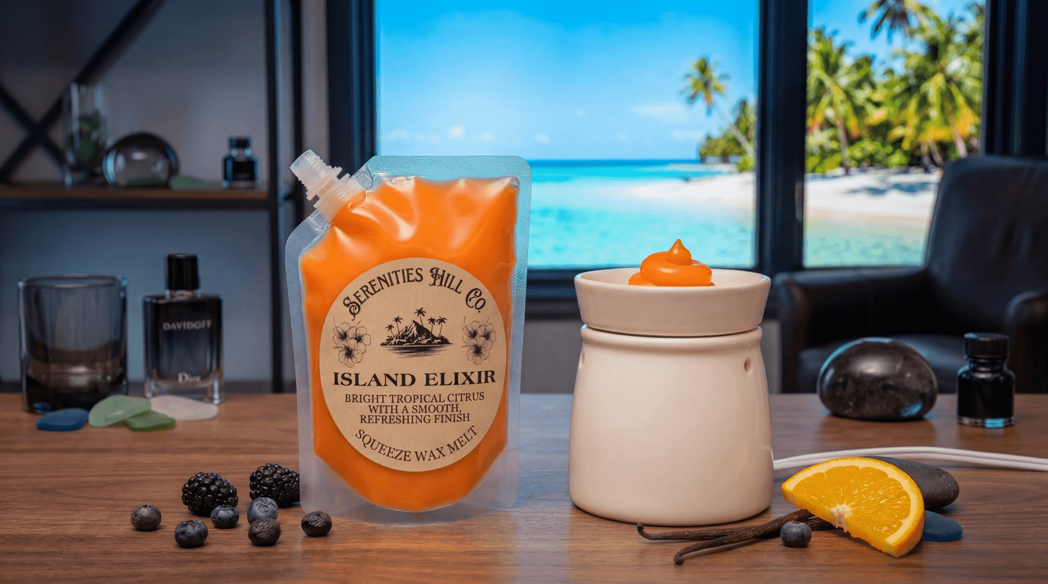 Fresh citrus wax melts